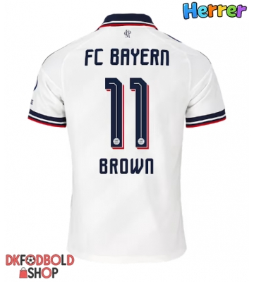 Bayern Munich Nathaniel Brown #11 Udebanetrøje 2026-27 Kort ærmer Bayern Munich Nathaniel Brown #11 Udebanetrøje 2026-27 Kort ærmer
